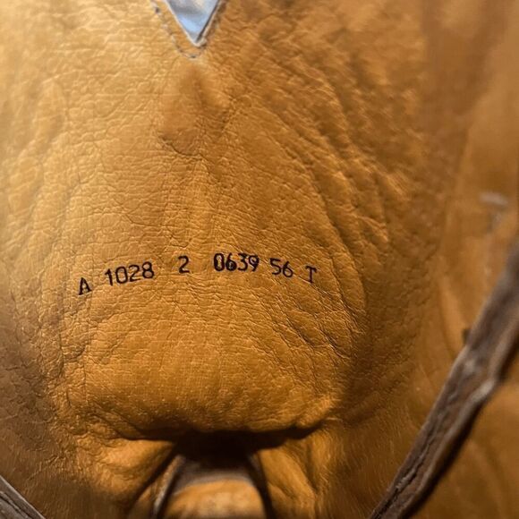 Corral Boots Teens Wing & Gross Brown Gold Western Cowboy Boots Youth Size 2 - Picture 10 of 11